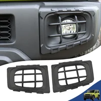 2 uds cubiertas de protección de lámpara de luz antiniebla delantera de coche para Suzuki Jimny JB74 2019 2020 2021 2022 2023 2024 accesorios exteriores