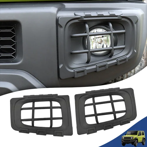 2 uds cubiertas de protección de lámpara de luz antiniebla delantera de coche para Suzuki Jimny JB74 2019 2020 2021 2022 2023 2024 accesorios exteriores