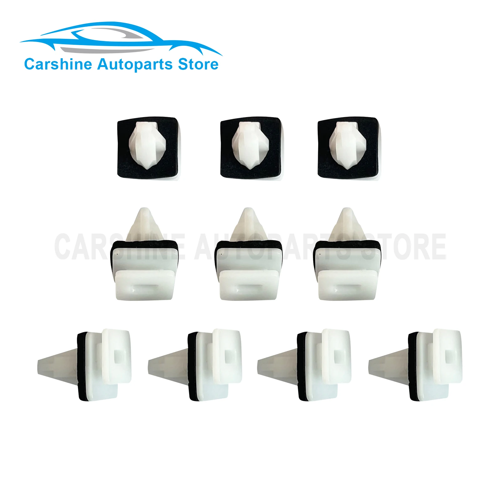 

10x For Honda StepWGN Plastic Car Trim Clips for Side skirts Sill Moulding Rocker Cover