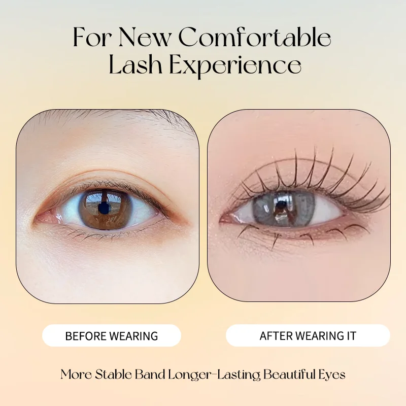 5 Pairs V-Shaped Fairy False Eyelashes - Little Devil Individual Clusters, Heat-Bonded Manga Lash Extensions for Anime Makeup