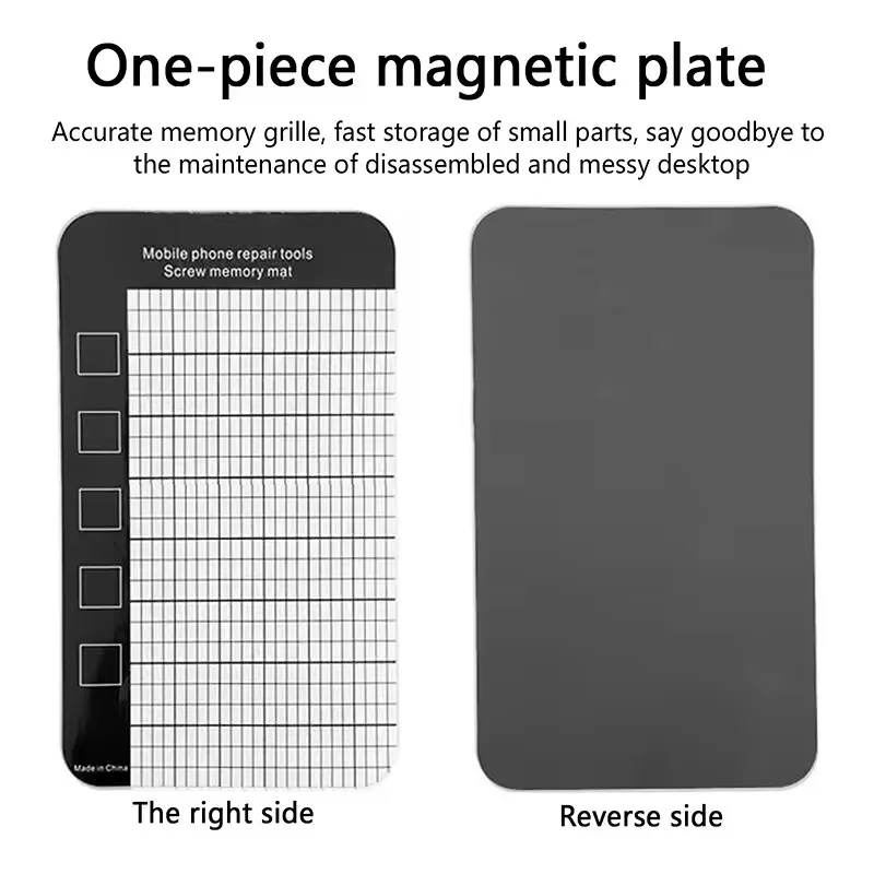 1/2/5/10Pcs Magnetic Screw Mat Memory Chart Work Pad Working Memory Pad For Little Small Screws Holds Mobile Phone Repair Tool