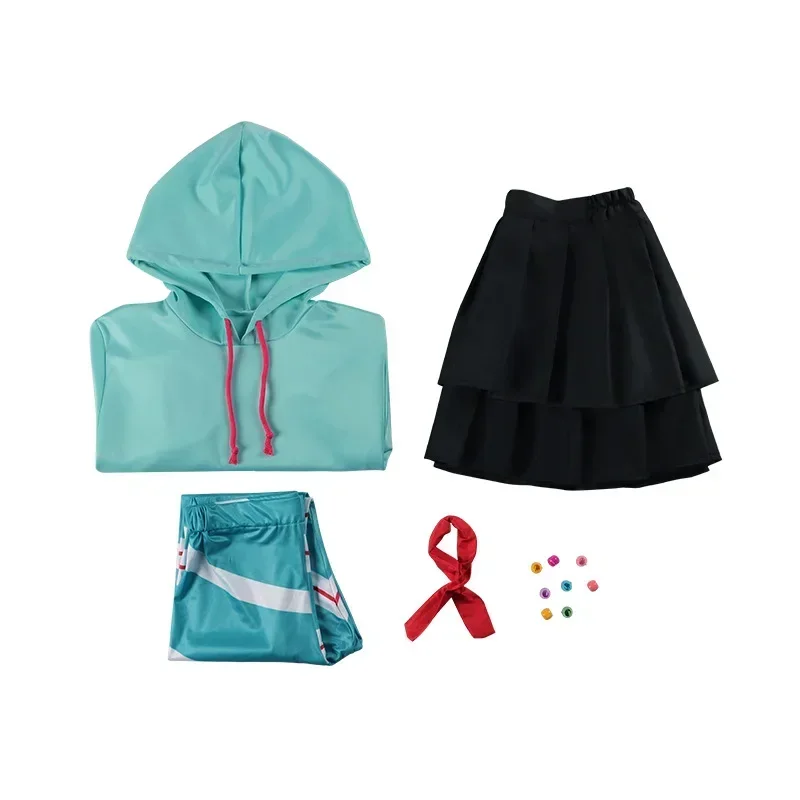 2025 New Anime Vanellope by Schweetz Cosplay Costume Adult Women Girls Hoodies Skirt Legging Suit Uniform Halloween Outfit X155