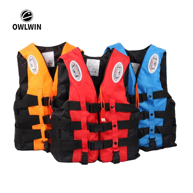 2022 S -XXXL Life Jacket for Adult Children with Pipe Outdoor Swimming Boating Skiing Driving Vest Survival Suit Polyester