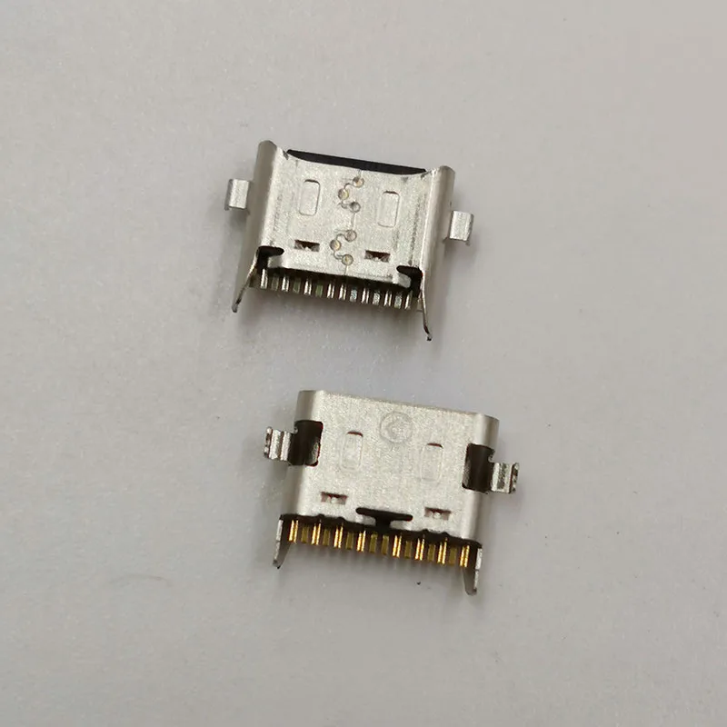 

10-100Pcs Type C USB Charging Port Dock Contact Charger Connector Jack For Samsung Galaxy A207 A21 A215 A215F A20S A04 A05 A06