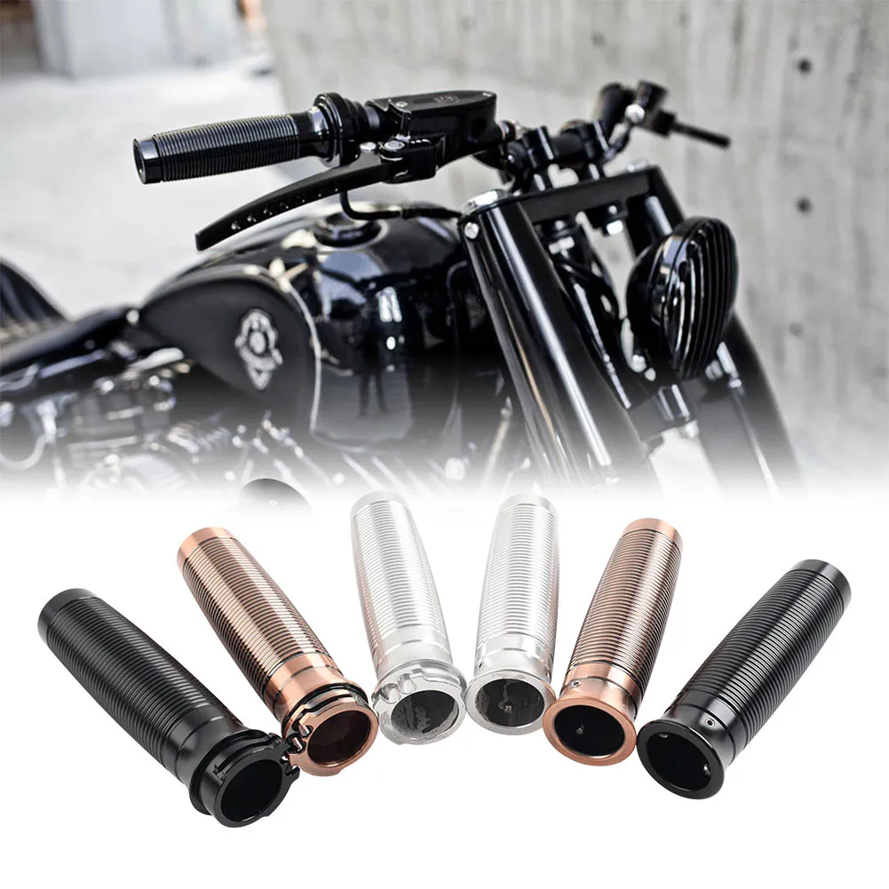 

Motorcycle 1″ 25mm Hand Grips Handle Bar For Harley Sportster XL Bobber Chopper Custom