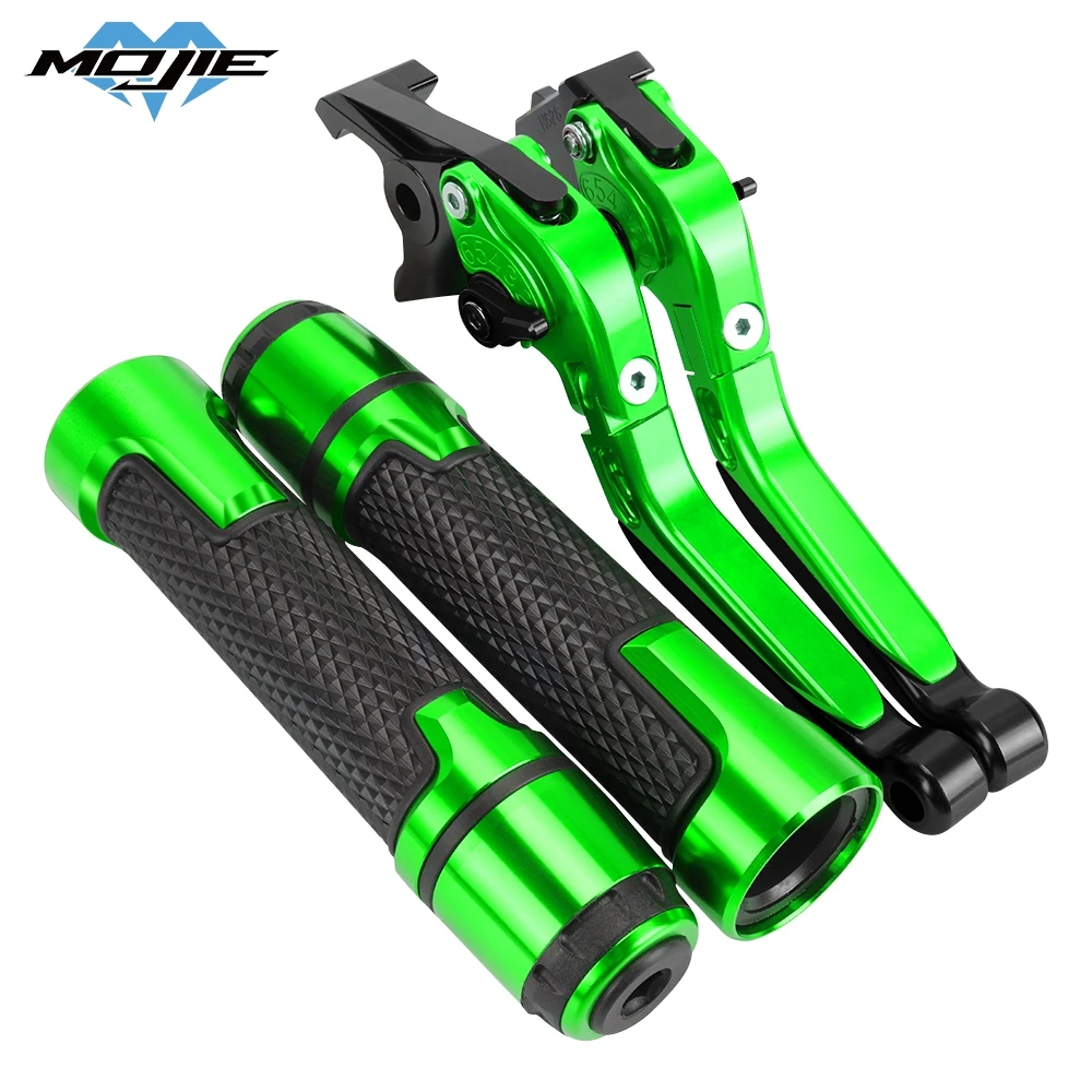 

Motorcycle Folding Extendable Adjustable Clutch Brake Levers Handbar Grips FOR KAWASAKI ZX636 2019 2020 2021 2022 2023 ZX 636