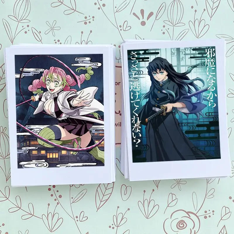 Kimetsu No Yaiba Hashira Training Lomo Cards Bookmark Kamado Tanjirou 3inch Cards Book Clip Pagination Anime Goods Collection