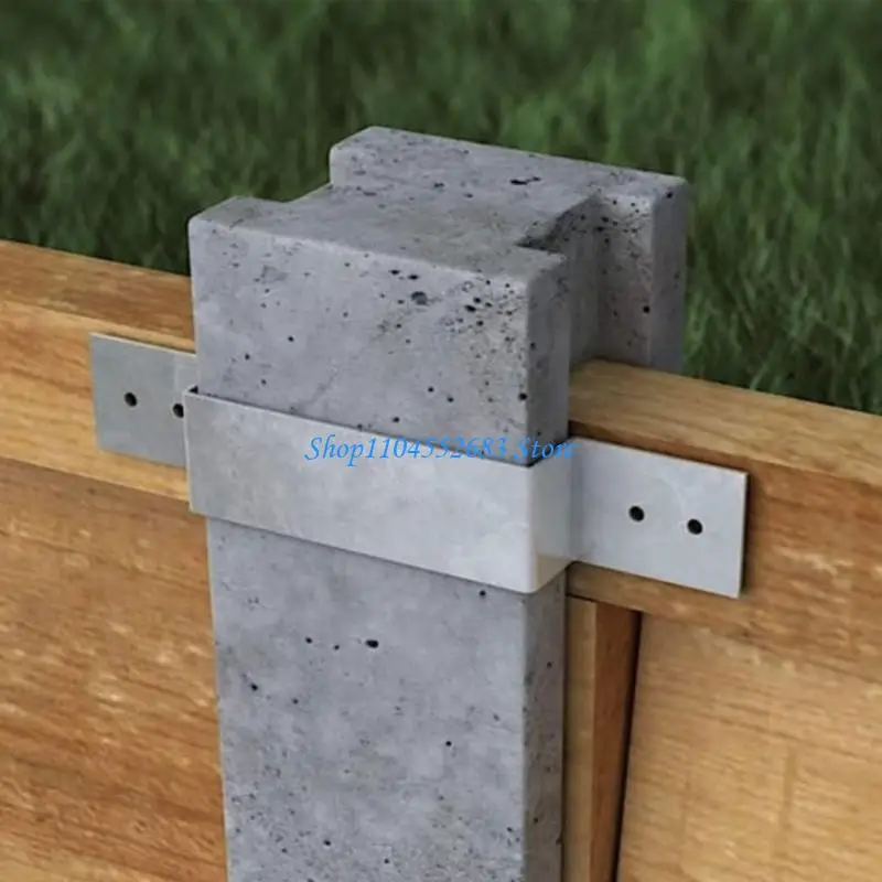 Y6GD Colonna per recinzione da giardino aggiornata che monta robusto palo per recinzione 10 pezzi/set per stabilità