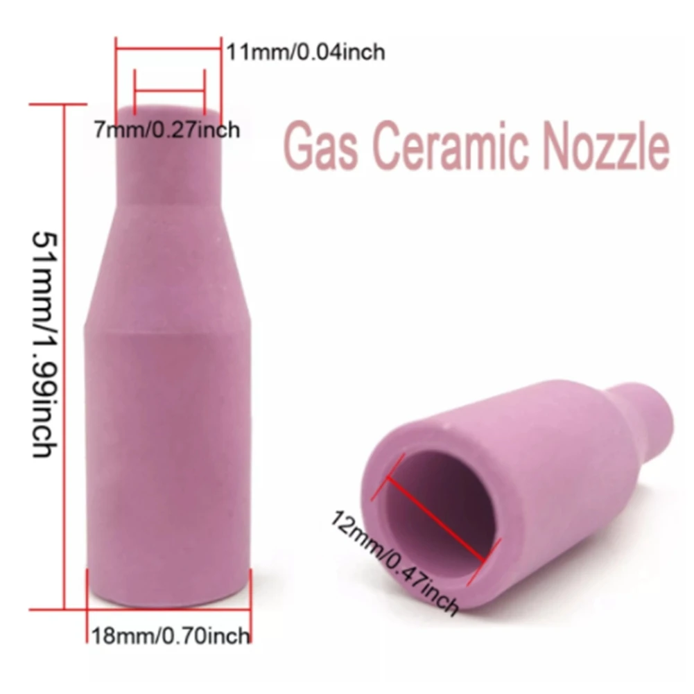 

AB15-4Pcs MB15AK MIG/ Gas Nozzle Welding Tip Nozzle Shield Cup For Welding Torch