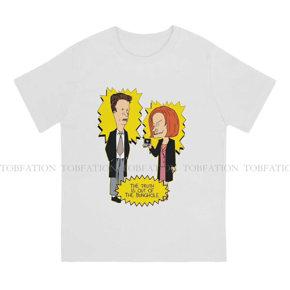 Beavis and Butthead The T.P 100% Cotton T Shirt Vintage Punk Men's Tee Shirt O-Neck Men Tops