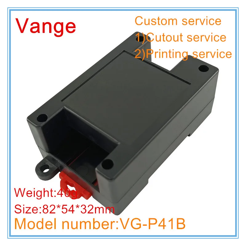 Vange device PLC junction box 82*54*32mm ABS plastic enclosure diy case