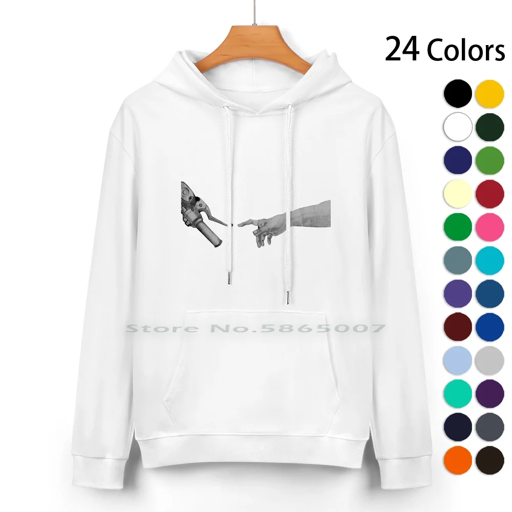 Creation Of Adam Motorcycle Version Pure Cotton Hoodie Sweater 24 Colors Creation Of Adam Motorcycle Version 100% Cotton Hooded