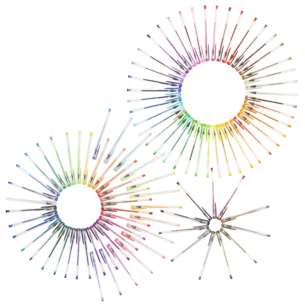 

Набор 100-цветных гелевых ручек, художественные проекты, эскизы, раскраски, рисование, скрапбукинг, творческие занятия, тонкая точка, нетоксичная