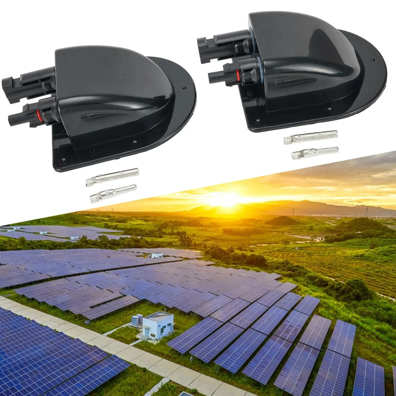 Câble de fil de panneau solaire pour caravane, boîte d'étanchéité à Double trou pour glande d'entrée, connecteur de câble incurvé étanche pour camping-car et bateaux