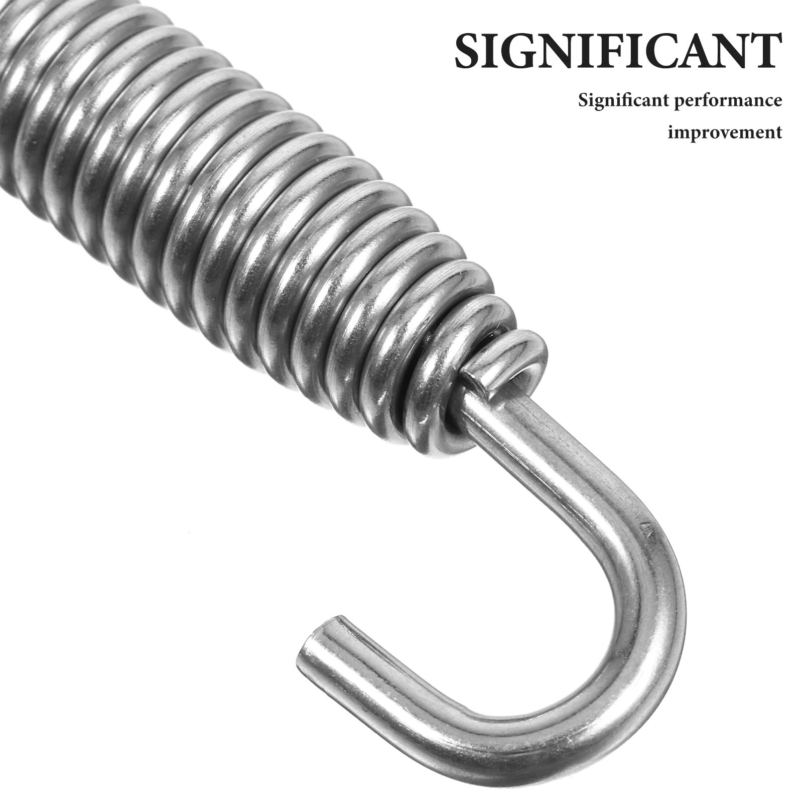 

3pcs 68Mm Pipe Spring Muffler Swivel Hook Stainless Steel For Motorcycle Durable Exhaust Muffler Spring Hook Corrosion Resistant