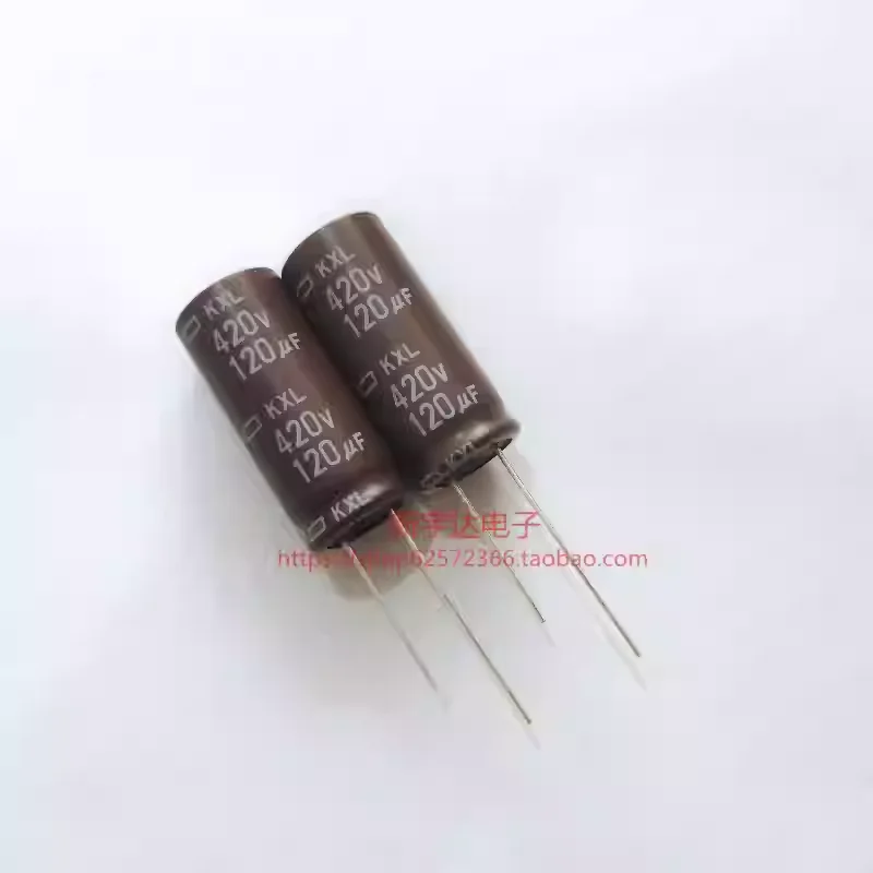 

10-100 шт. 120 мкФ 420В Японский конденсатор Black Diamond 420V120UF 16X35 KXL, высокочастотный, долговечный