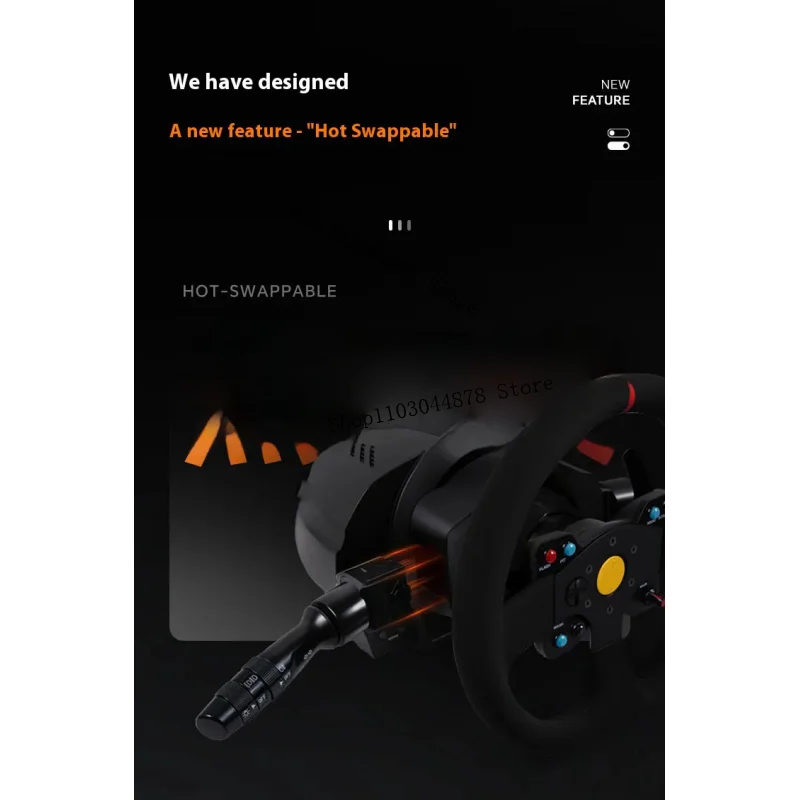 PC Game Simulation Racing Turn Signal Light Wiper Combination Switch For Thrustmaster T300 TGT TGT2 Steering Wheel
