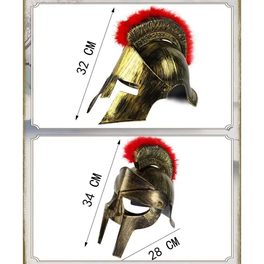 참신 빈티지 헬멧 중세 고대 로마 가장 무도회 헬멧 Spartacu 사무라이 스파르타 전사 모자 로마 모자 헬멧