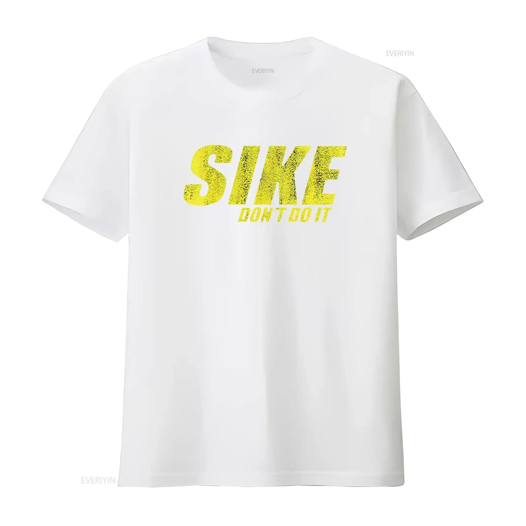 تي شيرت نسائي من SIKE DONT DO IT تي شيرت كلاسيكي مغسول غير رسمي للجنسين ملابس أنيقة للارتداء اليومي ملابس مصممة جرافيك ممتدة