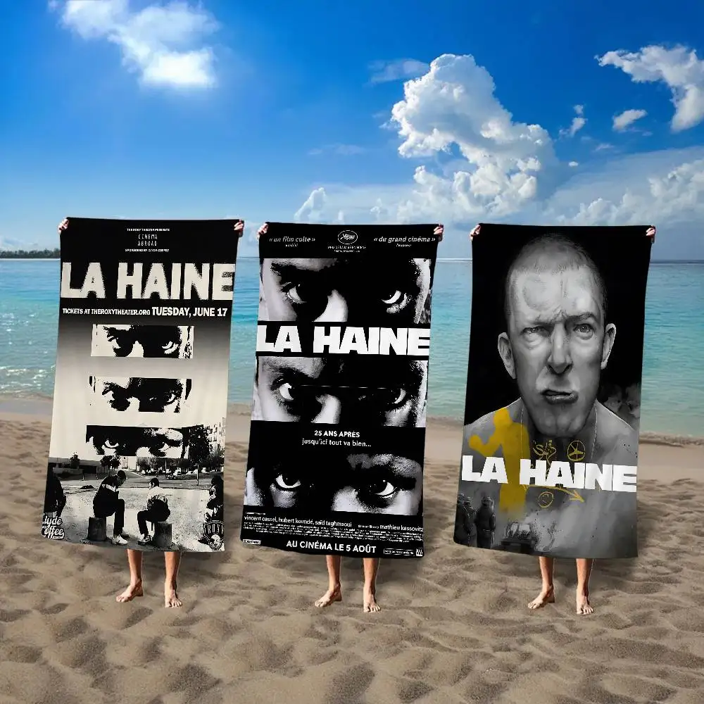 Crime Drama La Haine Microfiber Printed Beach Towel Mountain Climbing Yoga Beach Swimming Running Absorbent Soft Towel