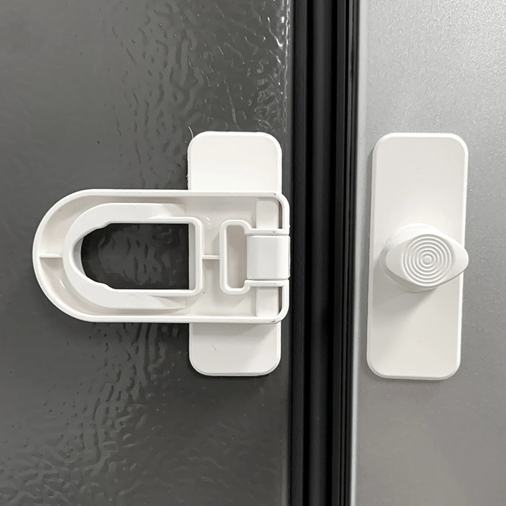 Child Safety Fridge Lock Child-Proof Lock Child Safety Lock Easy Installation Non-Punching Design Robust Security