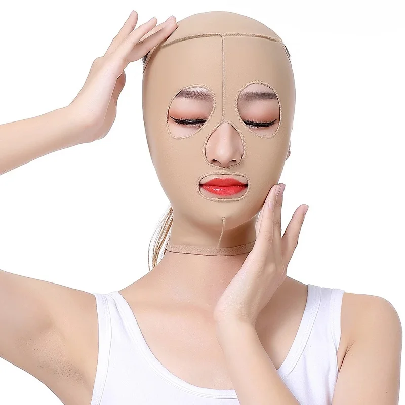 Delicate Facial Thin Face Mask Slimming Bandage Skin Care Belt Shape and Lift Reduce Double Chin Face Mask Face Thining Band