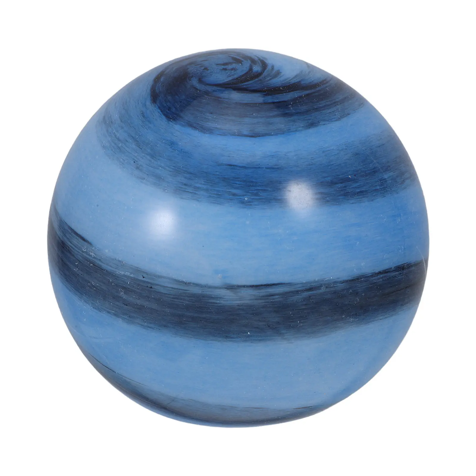 Glass Globe Lamp Shade Replacement Round 5 Inch 2.1 Fitter Cover for Pendant Wall Sconces Chandelier Vanity Light Blue Glass