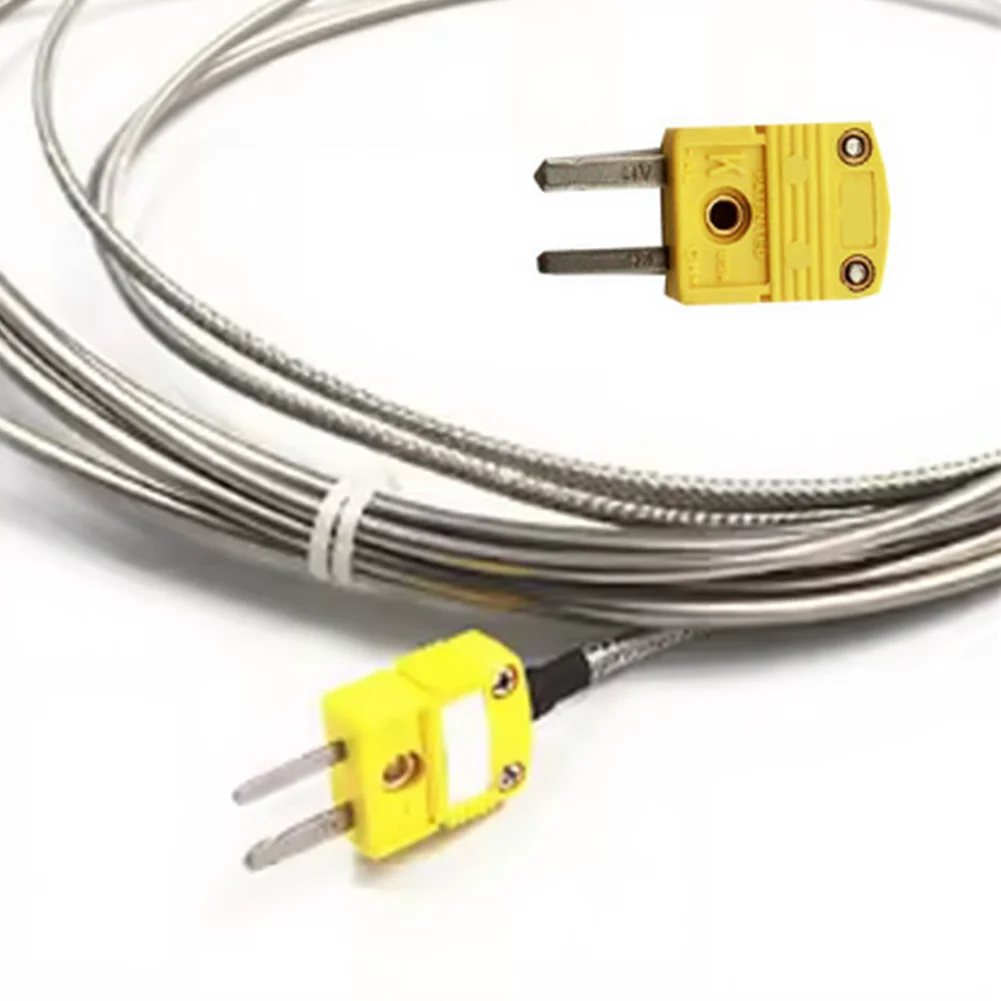 3PCS K-Type Thermocouple Connectors High Temp Socket Stopper For Industrial Wiring Electrical Connectors