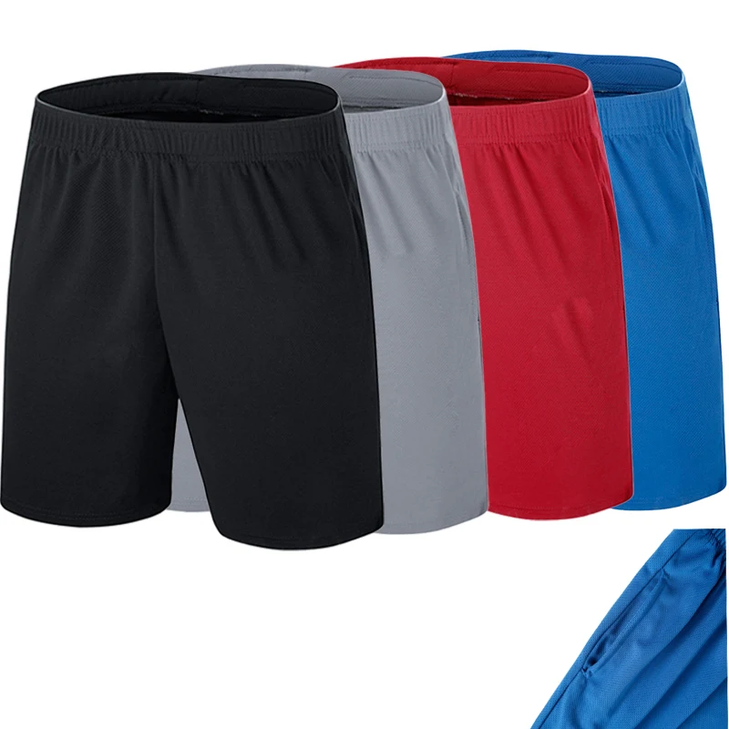 New fitness breathable sports shorts Running quick drying shorts Summer wear training net beach shorts