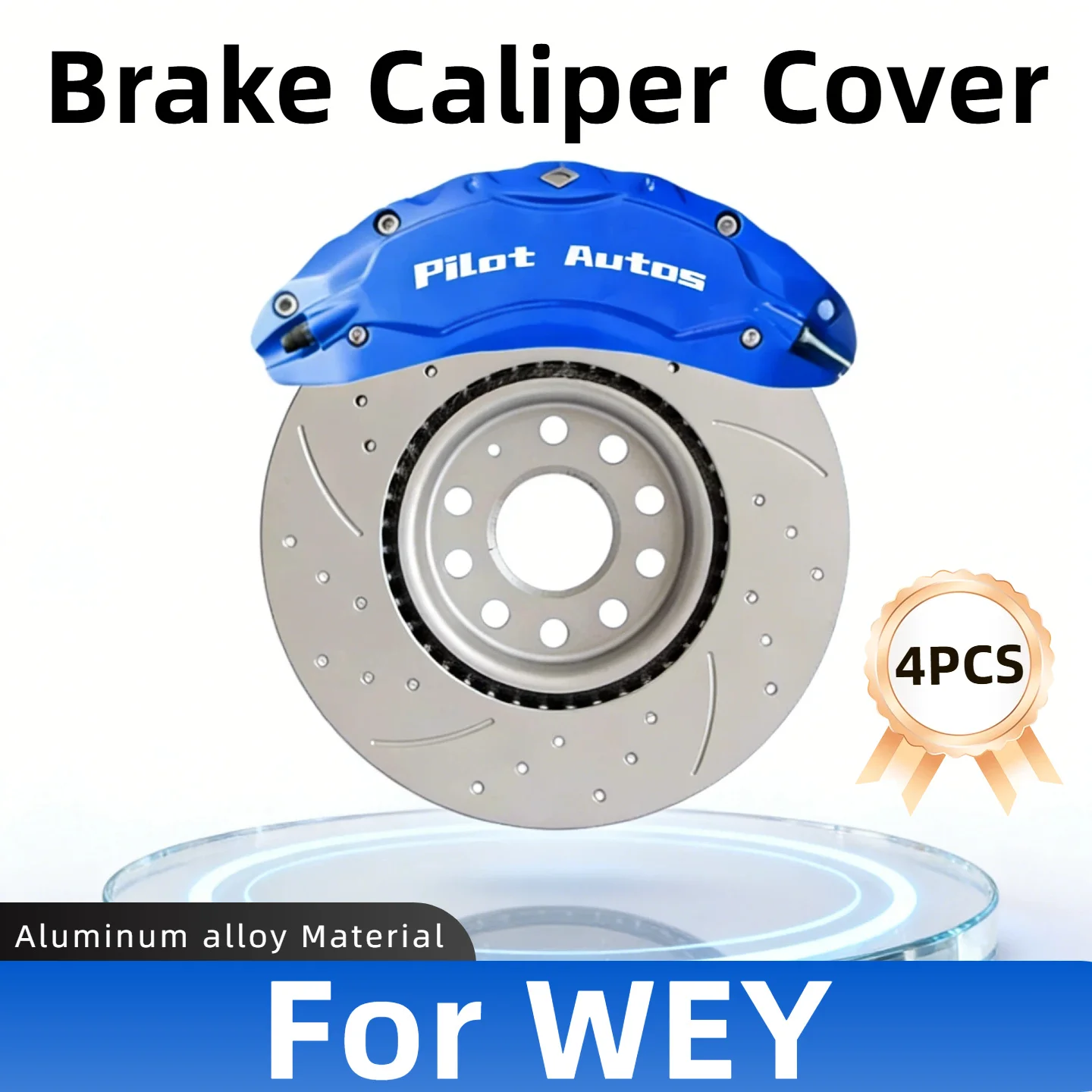 For WEY Car Brake Caliper Cover Aluminum Alloy Kit Fit VV5 VV6 VV7 VV7 GT P8 Macchiato Latte Mocha Lanshan Gaoshan V9X