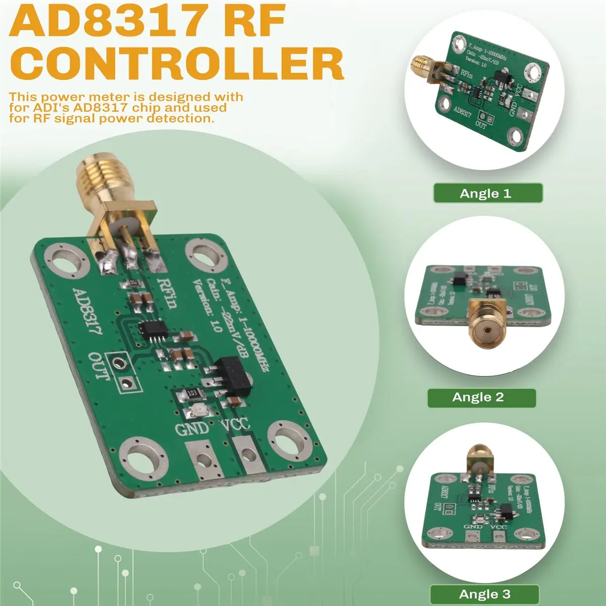 【abub】-ad8317-detector-logaritmico-de-alta-velocidade-medidor-de-potencia-de-saida-de-sinal-logaritmico-1m-10000mhz-com-controlador