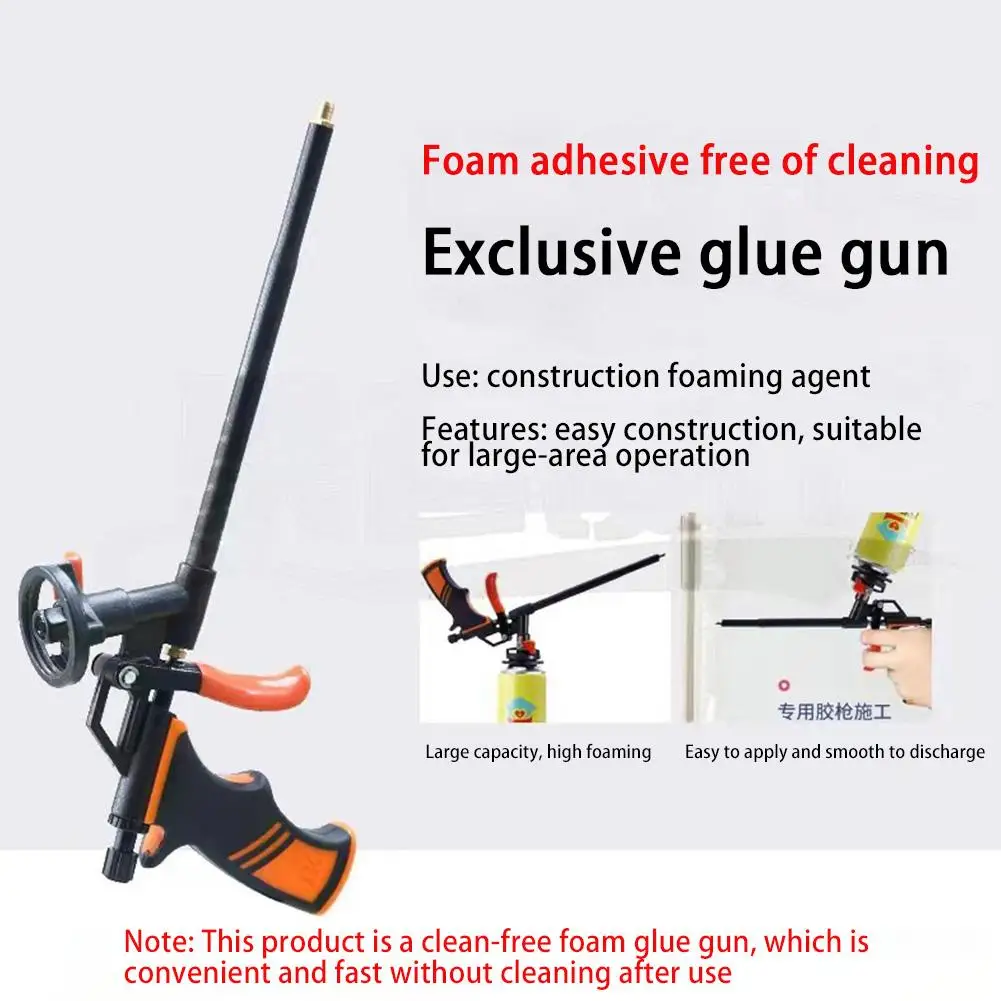 Beautiful Seam Glue Gun With Switch Valve Spray Gun Foaming Agent No-clean Spray Gun Foam Polyurethane Glue Gun