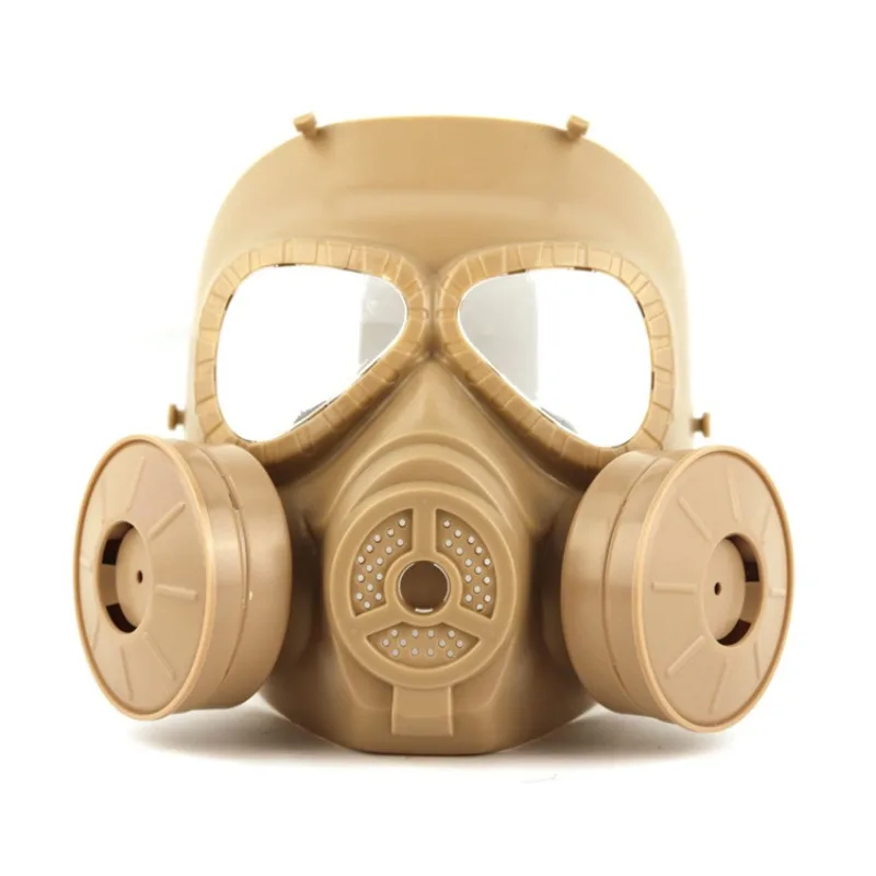 M04 Simulation Gas Mask Real Life Field Equipment No Gas Dual Fan Tactical Mask Model