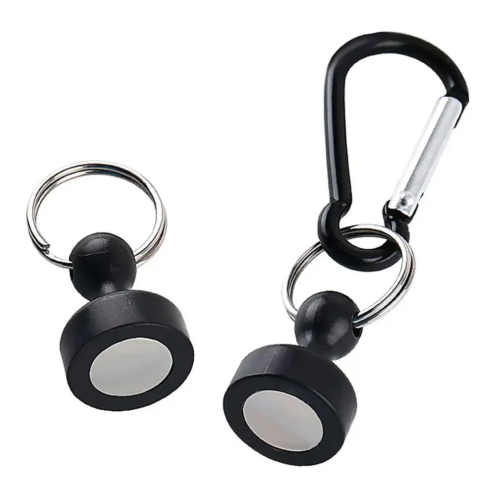 Fishing Magnetic Buckle With Keychain Carabiner Anti-falling Outdoor Fishing Clip Fishing Gear Tackle Accessories