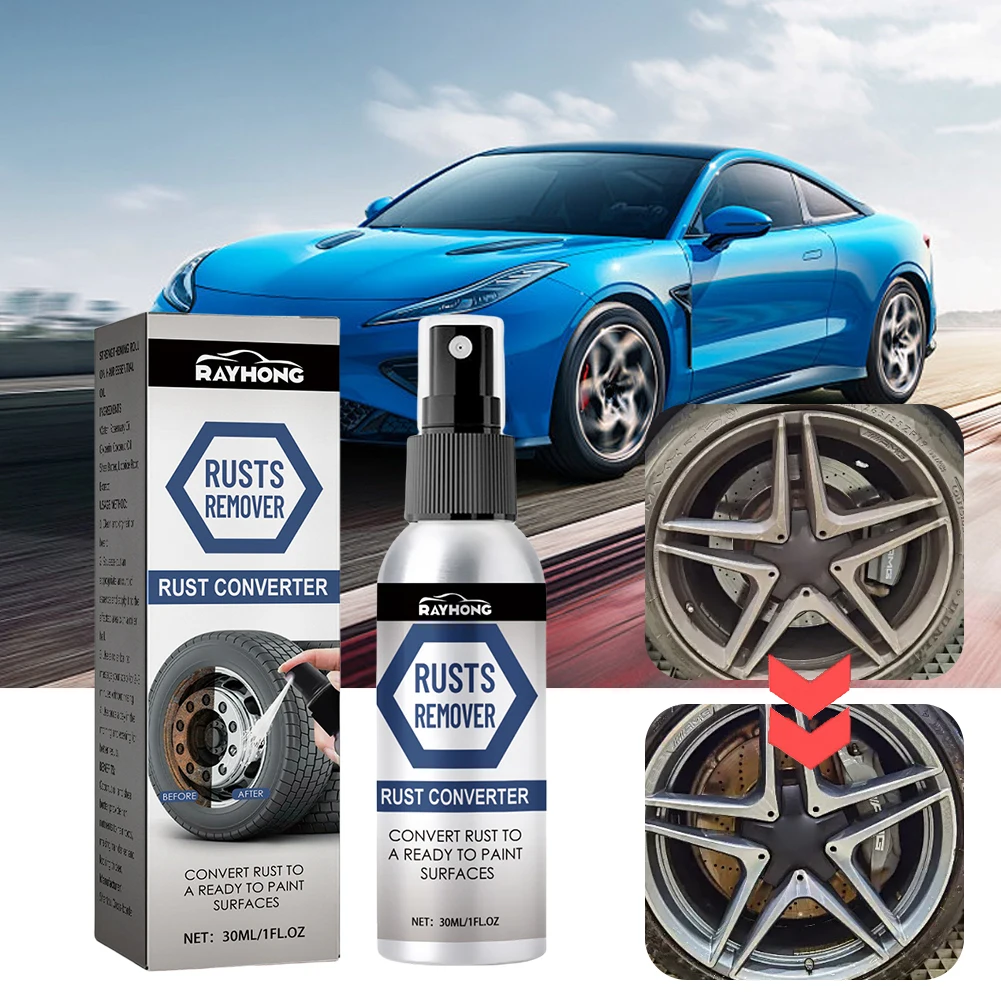 بخاخ مزيل الصدأ متعدد الأغراض ، مزيل البقع التلقائي ، تفاصيل السيارة ، مسحوق الحديد ، 30