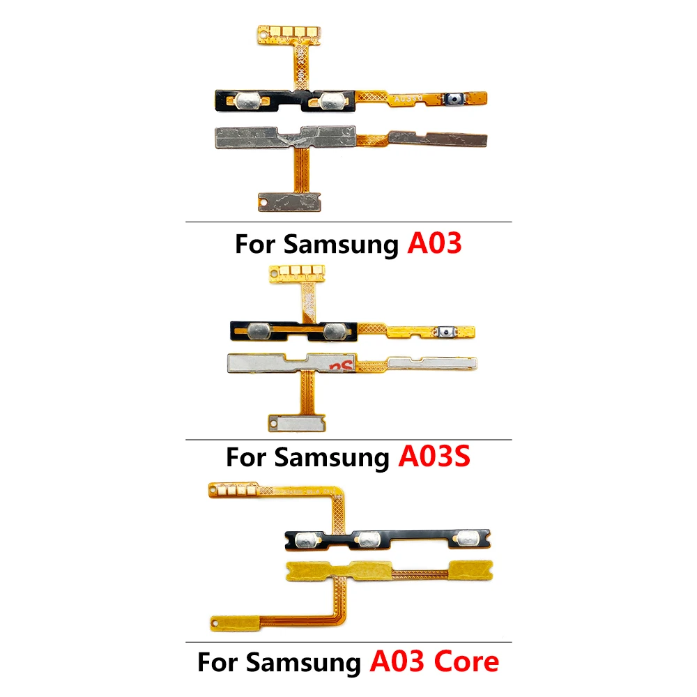 Volume Power Switch On Off Button Key Flex For Samsung M30S A13 4G Volume Control Key For Samsung A22 A33 A73 A52 A53 5G A72