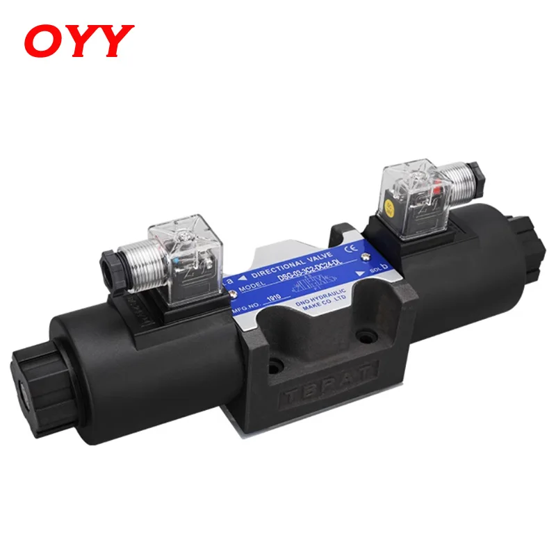 DSG-03 Series Hydraulic Electromagnetic Direction Control Valve DC24/AC220V Two-way 4WE10 Solenoid Directional Valve
