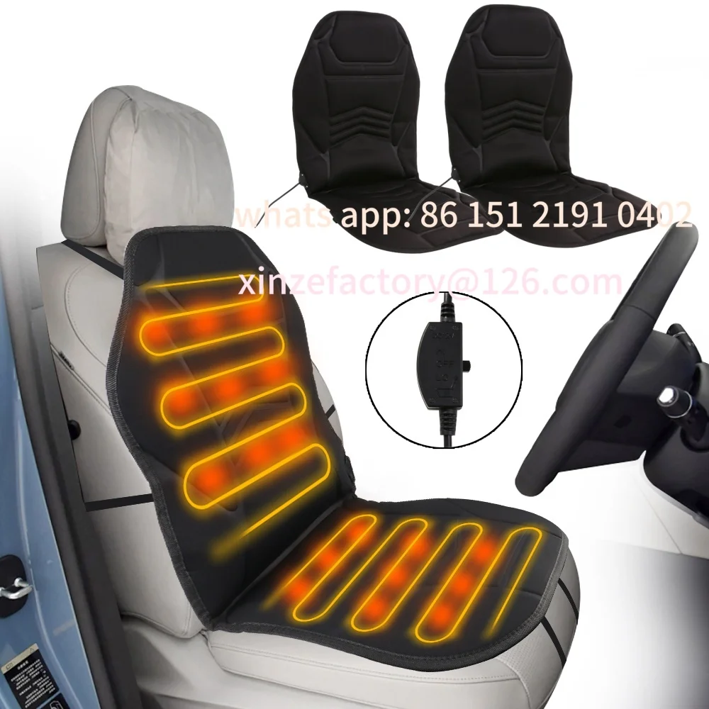 Customizable  Car Heated Sea 12V Car Seat Heating Cushion Cover for Winter Cold Days Car Heated Seats Winter Seat Heater