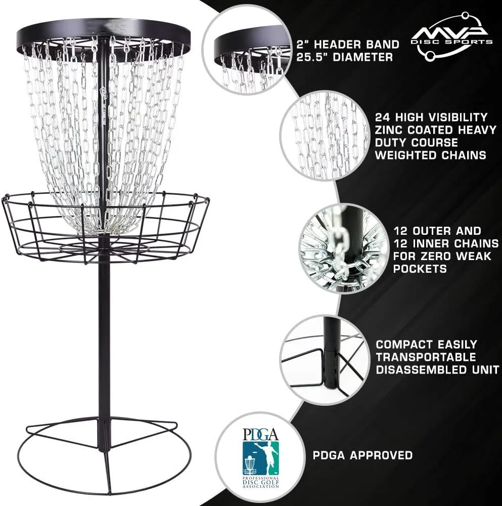 Portable Disc Golf Basket Target, Disc Golf Basket Target Include Carry Bag For Training