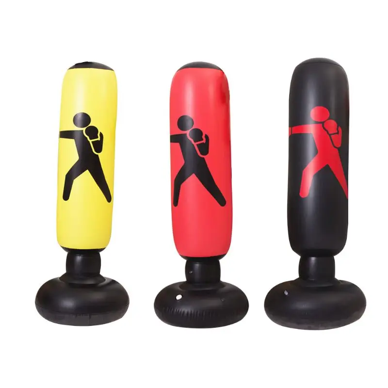 Fitness Inflatable Punching Bag Stress Punch Tower Fight Exercise Speed Stand Power Boxing Target Bag for Teens Drop Shipping