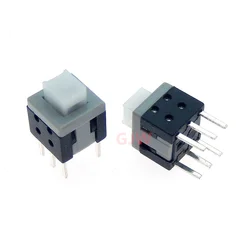 10PCS 5.8*5.8mm Self Locking Push Tactile Power Micro Switch Kit 6 Pin Button Switches 5.8x5.8