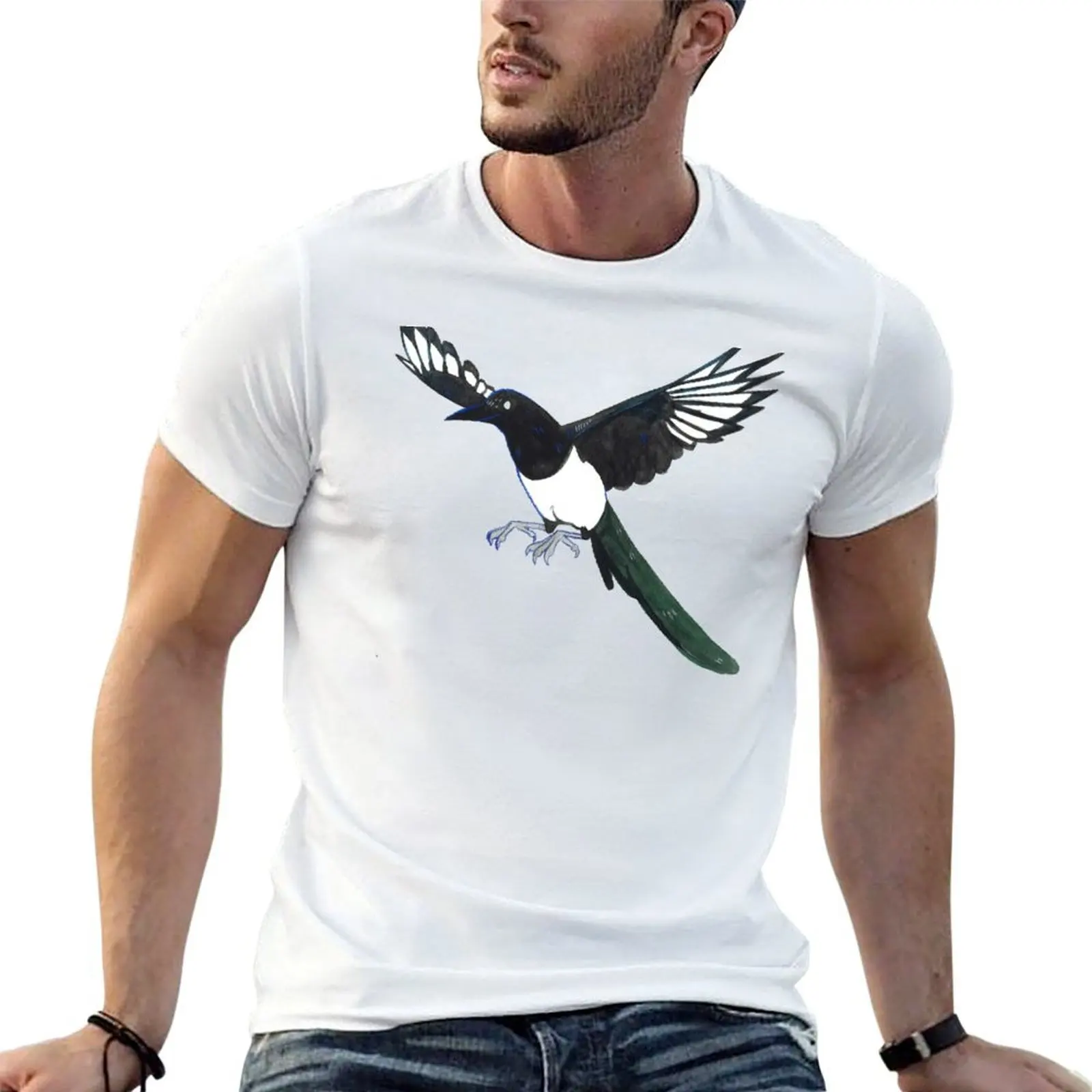 Cute magpie T-Shirt Louboutins Clothing clothing for men