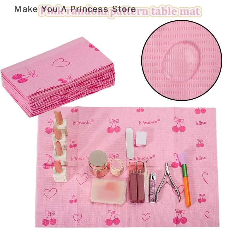 【HBA6】20/50/125 قطعة المتاح الجدول حصيرة مسمار الفن مقاوم للماء مسمار المناشف الورقية منصات نظيفة حماية مانيكير المناديل #2