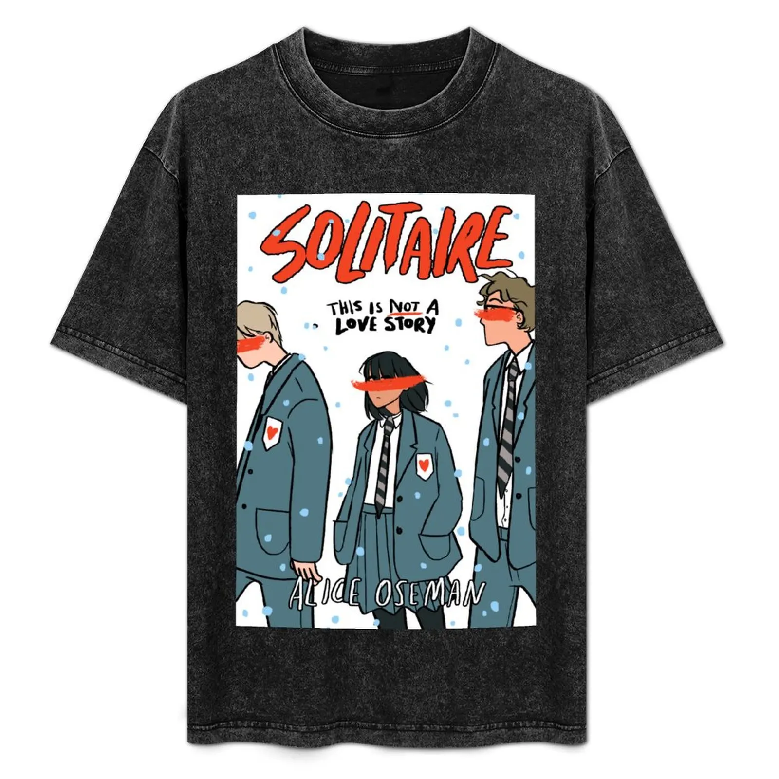 Camiseta SOLITAIRE de Alice Oseman, ropa estética, regalos divertidos, camisetas gráficas, ropa de verano, camisetas para hombres, paquete