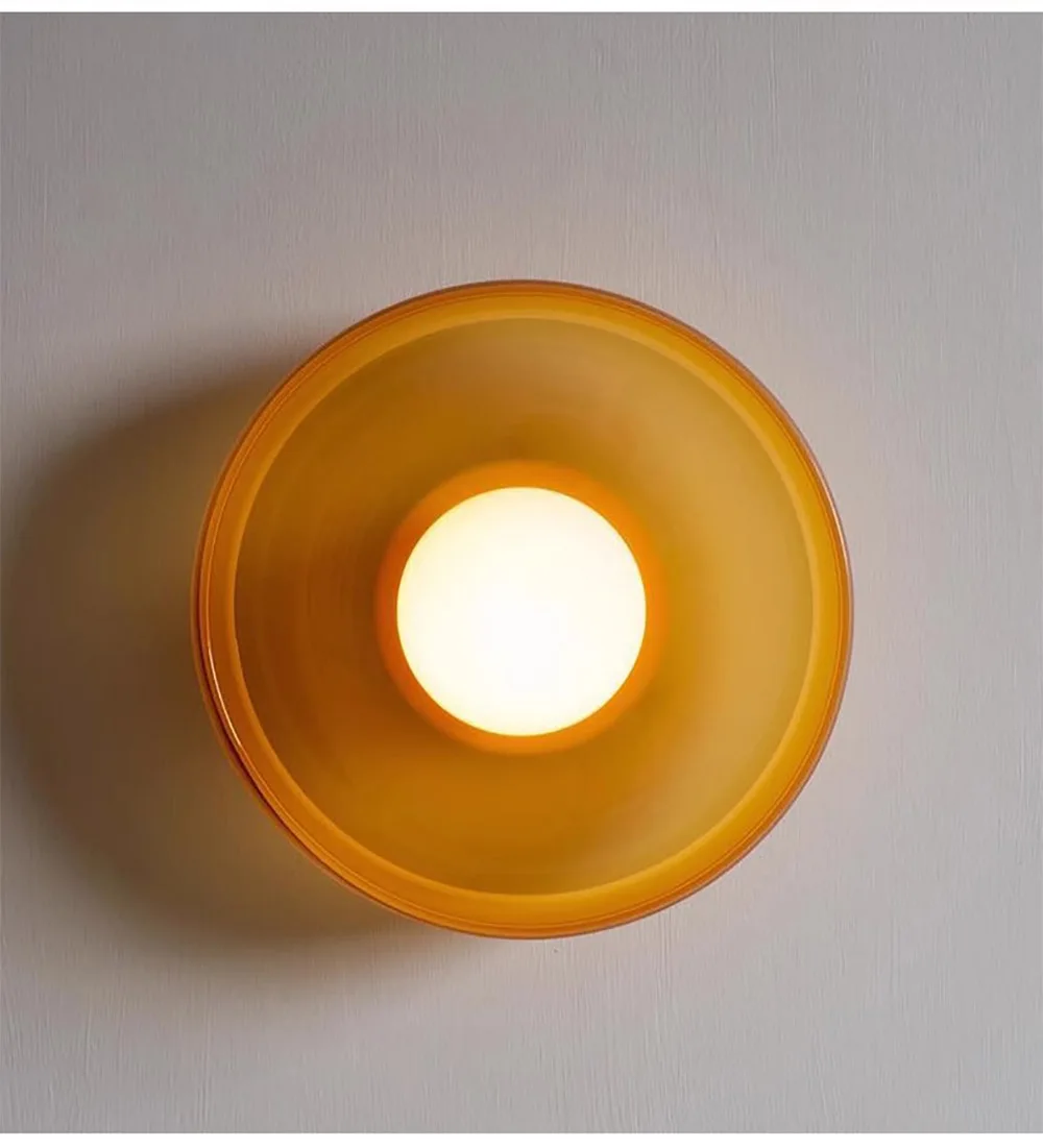 Nordic Glass Ceiling Light Single Head G9 Lamp Source Wall Lamp For Entryway Hallway Aisle Balcony Living Room Bedroom Fixtures