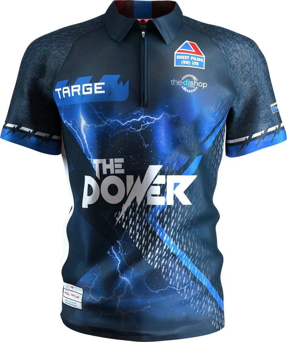 

Phil Taylor Collared 2025 — дротик для любителей дартса, спортивный быстросохнущий тренировочный костюм, мужская футболка, детская одежда, футболка