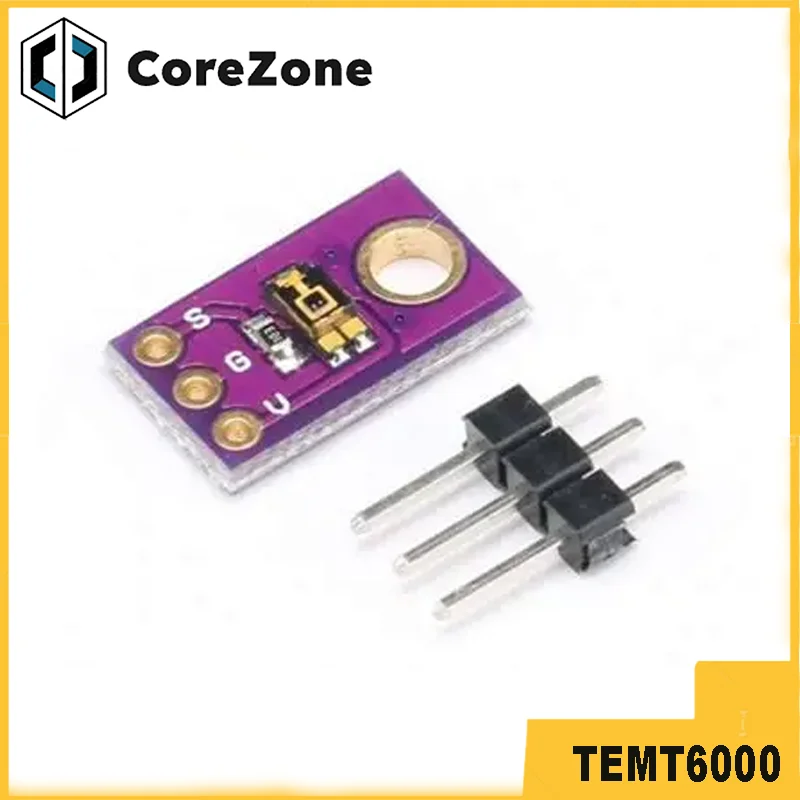 1-10pcs TEMT6000 Ambient Light Sensor Analog Light Intensity Module