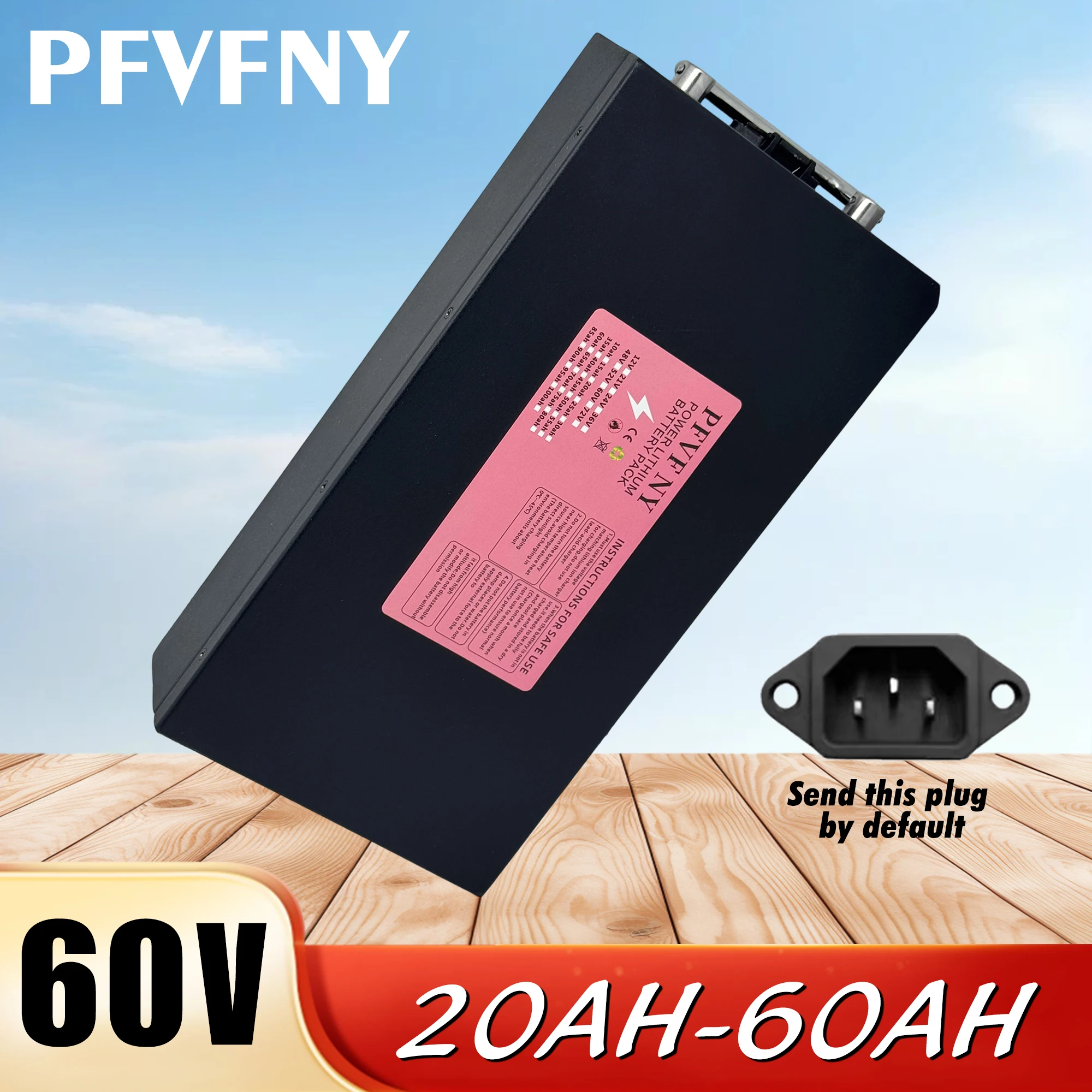 20AH-100AH brand new 60V18650 lithium battery 40AH BMS, air freight fast delivery, application 500W-3000W