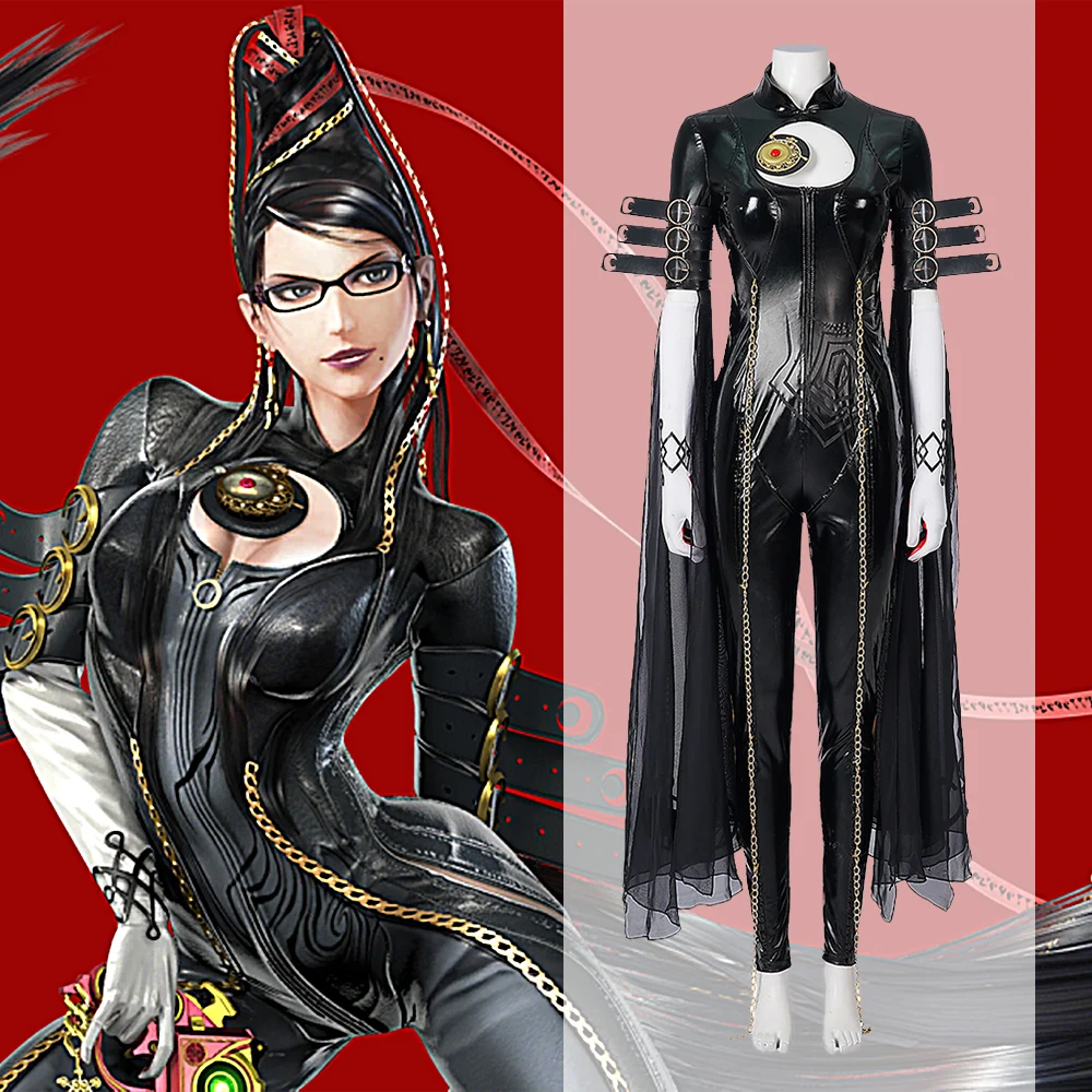 Game Bayonetta Cereza Cosplay Female Costume Full Set for Women Screen Accurate Custom Sizes Halloween Comic Con