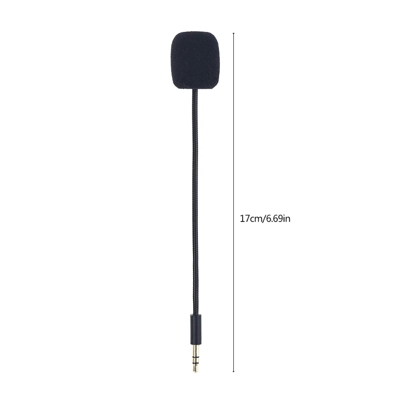 Mini microfono per cuffie per giochi su cloud, microfono per computer, cuffie da gioco per PC, sostituzione staccabile